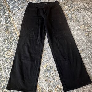 Old Navy Women’s High Rise Wow Wide Leg Jeans Size 14 Black